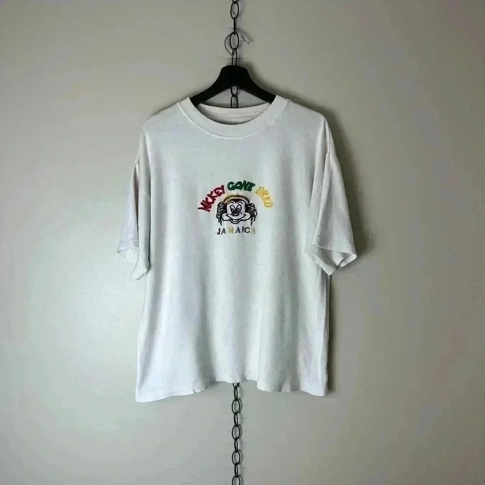 Vintage Mickey Mouse Goes  Dread T-shirt Large